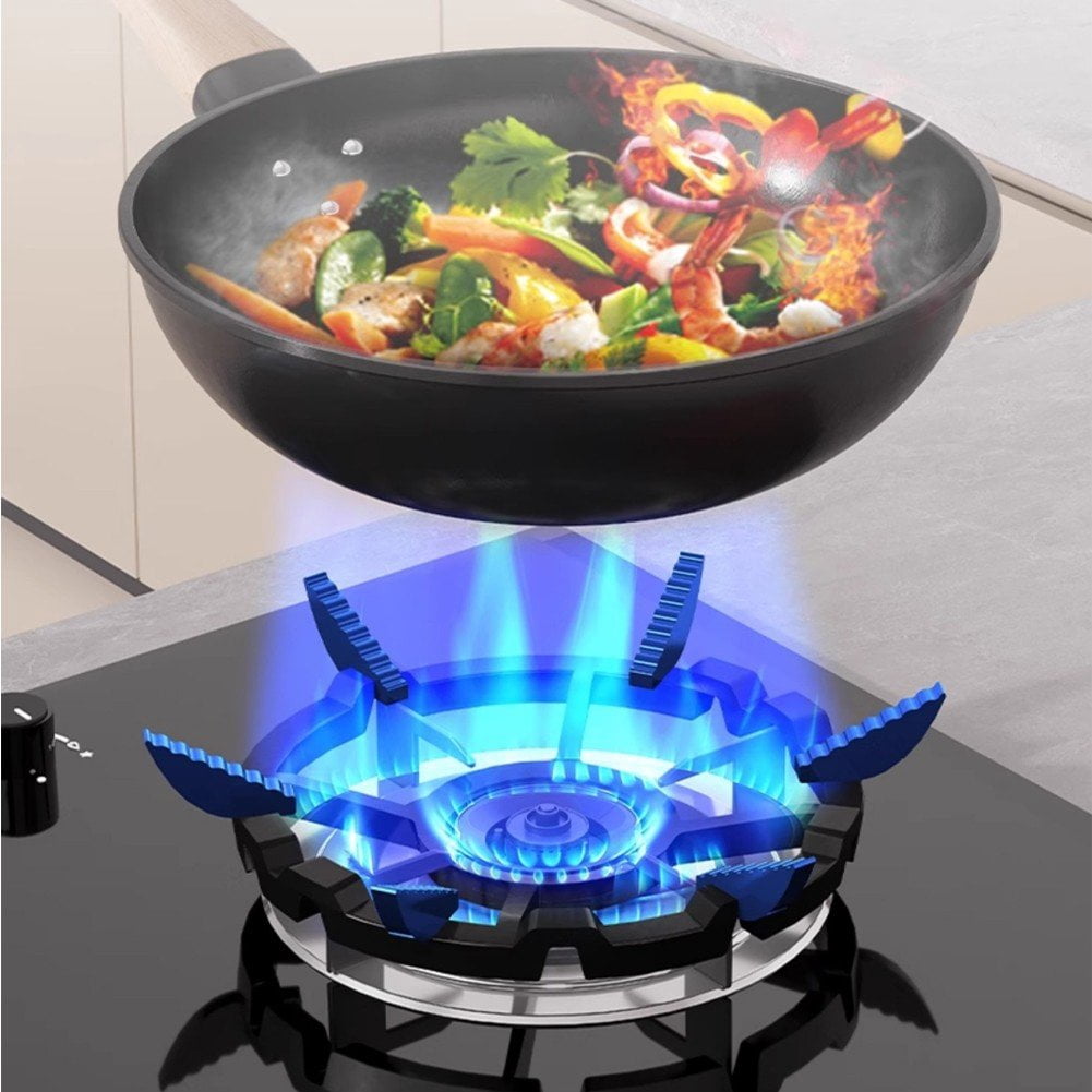 Slccxzc Cast Iron Wok Support Ring Universal Stove Rack Cooktop Pan Holder