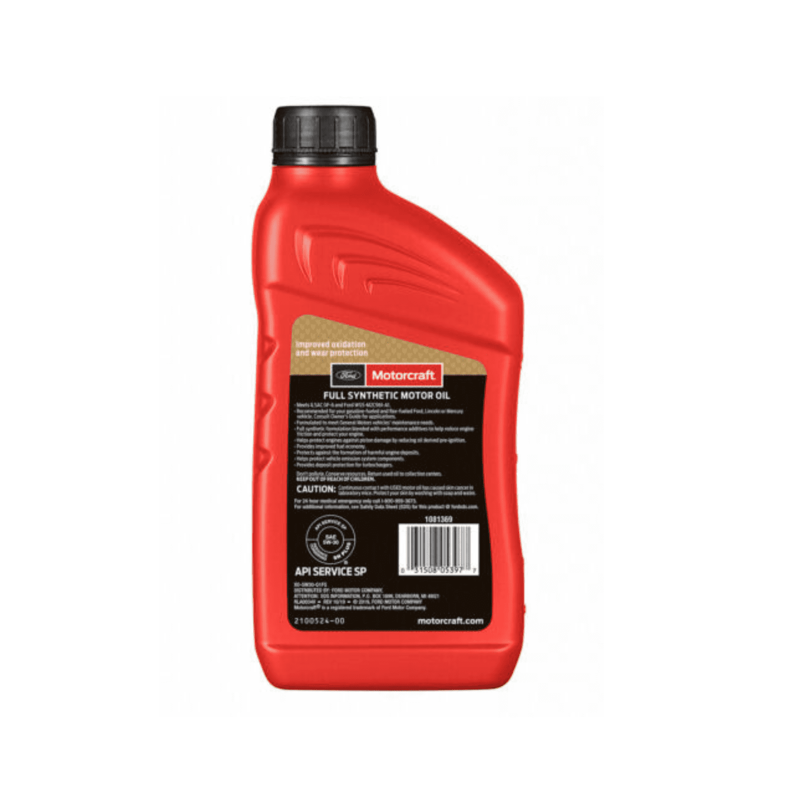 Engine Oil-Full Synthetic Motor Oil  Motorcraft XO-5W30-Q1FS Pack of 10