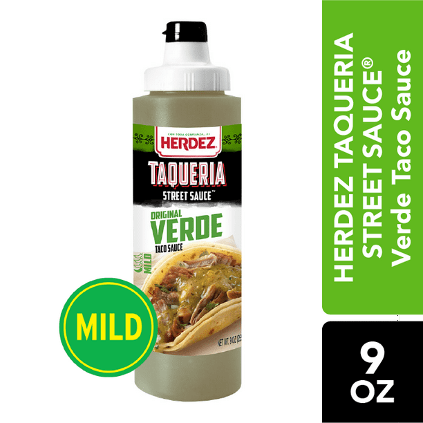 Herdez Taqueria Street Sauce, Original Verde, Mild, 9 Oz
