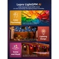 thumbnail image 5 of Lepro ZB1 AI Smart Outdoor String Lights ZB1, 54(42+12)ft RGB+IC Warm White 15 LED Bulbs, Alexa Google Enabled, LightBeats Music Sync, AI Generated Lighting LLM, 2.4 GHz WiFi/Bluetooth, 5 of 11