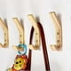 thumbnail image 2 of 4 Pack Wooden Coat Hooks Wall Mount Hooks, Heavy Duty Entry Hooks for Hanging Coats, 2 of 5