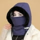 thumbnail image 3 of Gorro cálido con forro grueso y mascarilla para hombre y mujer, 3 of 3