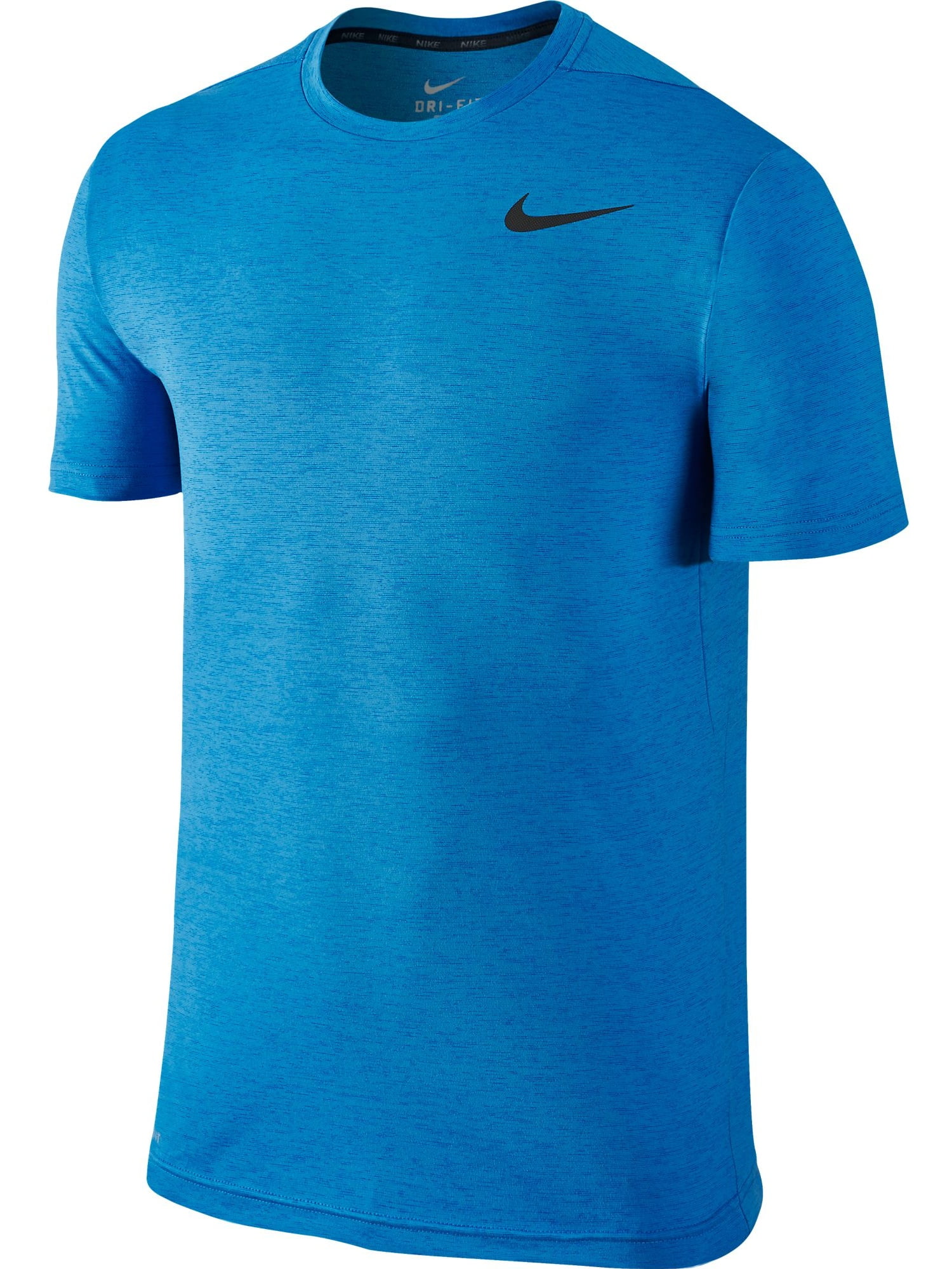 Nike Dri-Fit Touch Training Ultra Soft Men's T-Shirt Blue/Black 742228 ...