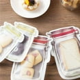 thumbnail image 4 of 10X Mason Jar Bottles Bags Reusable Food Saver Storage Bags Snacks Zipper Sealed, 4 of 6