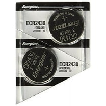 2 ENERGIZER (2 PC) 2430 3V Lithium Coin Cell Batteries
