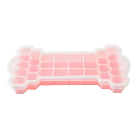 

Meizhencang Ice Cube Tray Safe Multi-purpose With Lid 30 Grids Honeycomb Shape Ice Cube Mold Baby Food Mould for Home