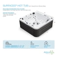 thumbnail image 6 of Aqualife by Strong Spas Surfaces 4-5 Person Double-Lounger Spa w/Bluetooth, 6 of 18
