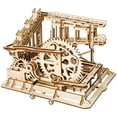 thumbnail image 1 of Marble Run 3D Wooden Puzzle Roller Coaster Mechanical Model Self Craft Deco Education Gift, 1 of 4