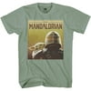 STAR WARS Child Over Shoulder Mandalorian Baby Yoda Adult Tee Graphic T-Shirt for Men Tshirt…