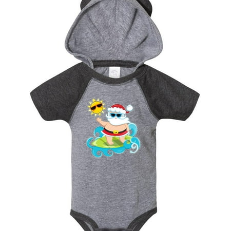 

Inktastic Surfing Santa Gift Baby Boy or Baby Girl Bodysuit