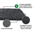 thumbnail image 3 of Furhaven XXXL Pet Door Mat Muddy Paws Absorbent Chenille Shammy Rug, Washable - Charcoal (Gray), Jumbo Plus (3XL), 3 of 5