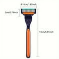 thumbnail image 4 of Outils d'Épilation à Plusieurs Couches Pièces de Rechange pour Rasoir Lames de Rasoir Classique, 4 of 5