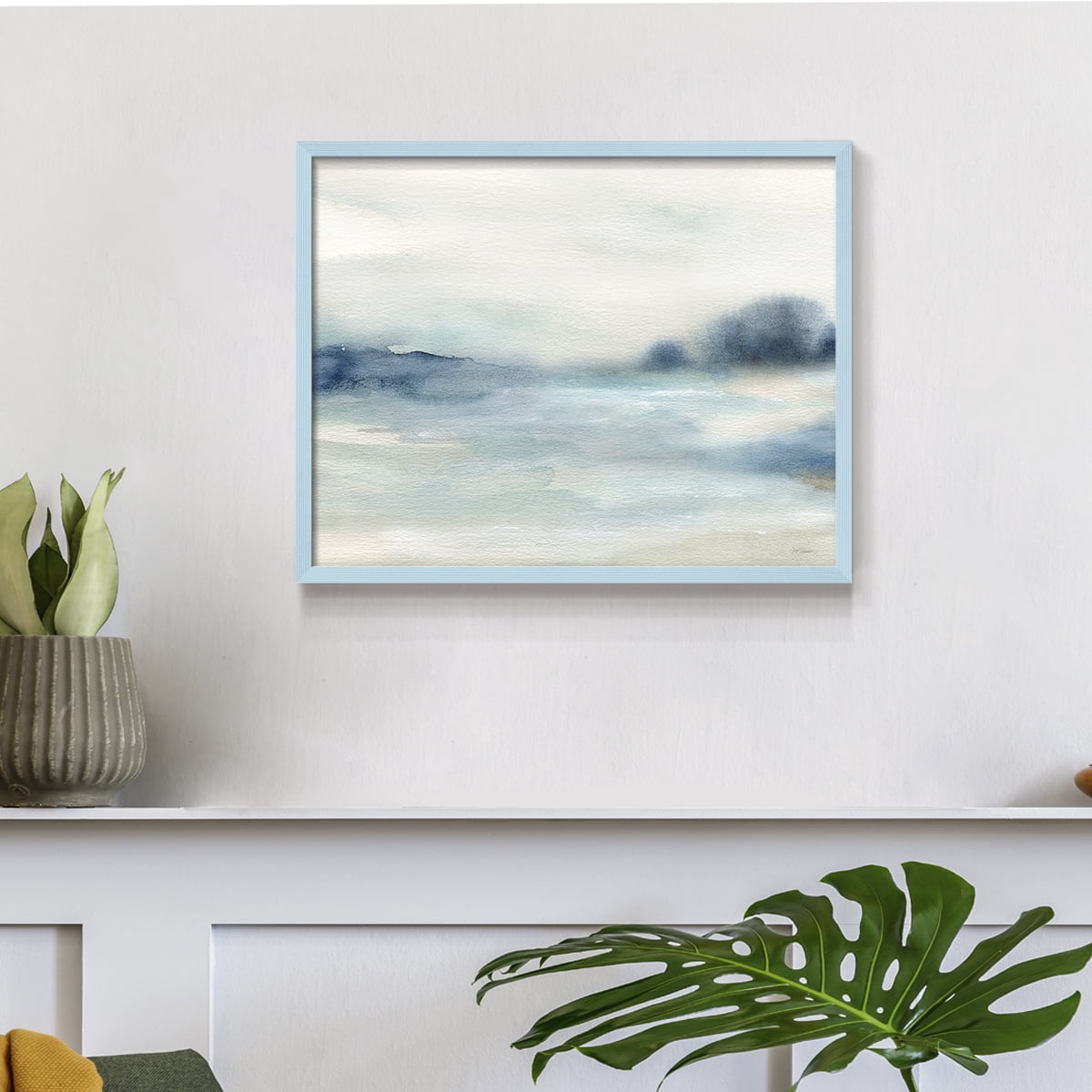 Simply Soft Morning by Carol Robinson - Restickable Framed Giclée Print