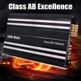 thumbnail image 2 of Car Audio Amplifier Class-AB 4-Channel Car Speaker Amplifier with High-Fidelity Stereo Sound, 2/4 Ohm Support, 2 of 6