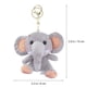thumbnail image 3 of GOOHOCHY Llavero de peluche con forma de elefante, adorno colgante para bolso, llave de coche (gris), 3 of 7