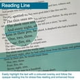 thumbnail image 3 of WEISIPU Guided Reading Highlight Strips Colored Overlays Bookmark Reading Tracking Rulers with Line for Dyslexia, ADHD and to Reduce Visual Stress (8 Pack), 3 of 8