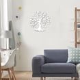 thumbnail image 5 of Sdcart Metal Tree of Life Decor, Metal Wall Decor, Tree Art Wall Decor, Metal Wall Art, Tree of Life Decor, Living Room Bedroom Indoor Outdoor Metal Wall Art Hangings (04), 5 of 6