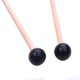 thumbnail image 5 of Palillos de tambor Baquetas de madera maciza Baquetas con cabeza de goma 1 par para adultos Estudiantes Instrumentos de percusión SM SunniMix baquetas, 5 of 8