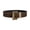 Coffee, variant on Edgy Style Metal Stud Belt Adjustable Waistband Unisex Faux Accessory