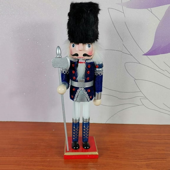 Set-up Party Supplies Home Decoration XMAS Christmas Nutcracker European-style Soldier Ornaments Cloth-covered 3