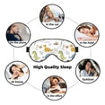 thumbnail image 7 of Naloa Dinosaur Print Sleep Mask for Sleeper, Light Blocking Sleeping Eye Mask for Women Men, Eye Shade with Adjustable Strap for Travel, Nap,Meditation, 7 of 7