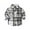 Gray, variant on Elabch Toddler Kids Boys Girls Plaid Flannel Shirt Jacket Long Sleeve Lapel Button Down Pocketed Shirts Regular Fit Casual Fall Winter Coat, Sizes 2-8Y