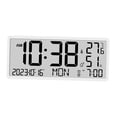 thumbnail image 4 of Reloj de Escritorio Macarena Reloj de Pared Digital Despertador Blanco, 4 of 8