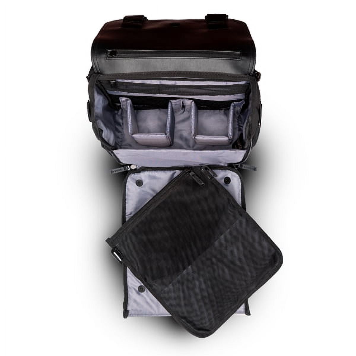 Paperclip Willow Diaper Bag Backpack with Fold-Out Changing Station, Eco-Friendly, Forest Black