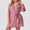 07-C-Tan, variant on Women's Waffle Knit Robe 3/4 Sleeve V Neck Knee Length Wrap with Adjustable Waist Belt Light Blue L