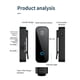 thumbnail image 2 of Receptor de audio para automóvil inalámbrico AUX 3 en 1 compatible con Bluetooth V5.1 Transmisor jack de 3,5 mm Adaptador de auriculares portátil para el hogar manos libres tholdsy EL005075-00B, 2 of 2