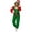 A05 Green, variant on Adult Elf Unisex Onesie Pajamas Cosplay Soft Cozy Flannel 3D Hooded Jumpsuit Santa's Helper Zipper Closure Christmas for Holiday Party M