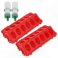 thumbnail image 1 of Automatic Chicken Water Feeder with Flip Top and Splash Proof Cover 2 Pack 140ML Poultry Equipment, 1 of 5