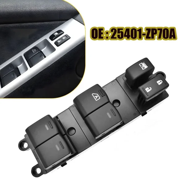 For Nissan Frontier 2007-19 Master Power Window Control Switch Front Driver Side