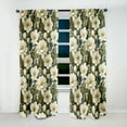 thumbnail image 3 of Designart "Verdant Elegance II" Floral Blackout Curtain Single Panel, 3 of 4