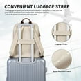 thumbnail image 5 of Laptop Backpack Purse for Women Fits 14 Inch Notebook Casual Daypack Work Travel College Bookbag Fashion Computer Bag (Apricot, 14 Inch), 5 of 9