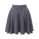 thumbnail image 5 of Minifalda clásica con cintura elástica para mujer: falda elegante y casual de corte A, 95 % poliéster, tallas reales, para todas las estaciones - S-XXL, 5 of 6