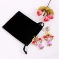 thumbnail image 1 of Bolsa de terciopelo para embalaje de joyería, bolsas con cordón para almacenamiento de regalos, dulces de boda y Navidad, 11 colores, 10 o 50 unidades, 1 of 4