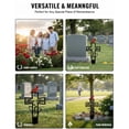 thumbnail image 3 of Difdany Cardinal Memorial Plaques Metal Garden Stakes, Personalized Outdoor Grave Marker, Sympathy Keepsake Gifts for Loss of Loved One in Loving Memory, 3 of 4