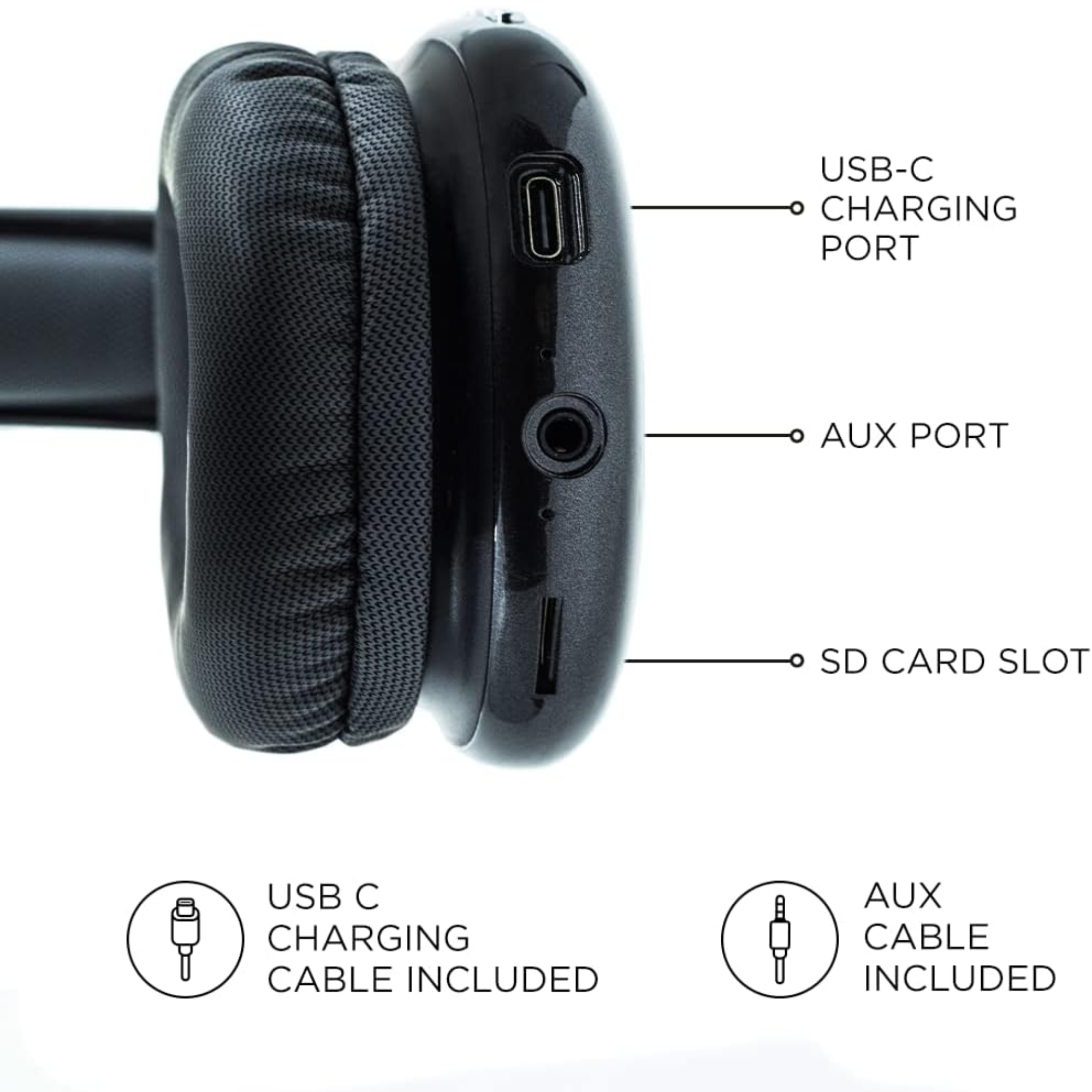 iJoy Ultra Over-Ear Wireless Noise-Canceling Headphones photo 8