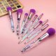 thumbnail image 2 of Makeup Brushes 10 pcs Crystal Handle Makeup Brush Set Cosmetic Tool Kit, 2 of 5
