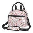 thumbnail image 1 of Lukts Cute Rabbit Pattern Lunch Bag Insulated Lunch Box Crossbody Lunch Cag Lunch Container Cooler Cooling Tote for Adult Men Women, 1 of 7