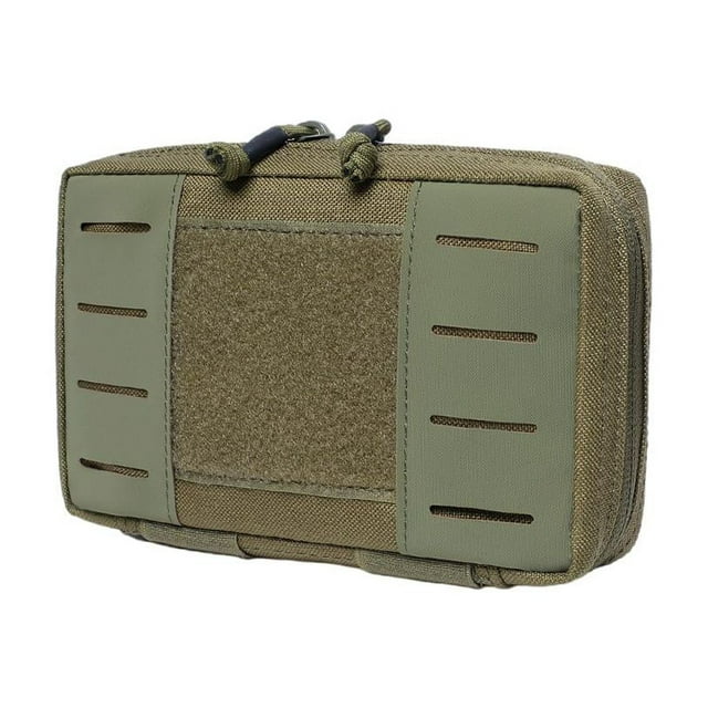 Riñonera multifuncional para mochila, bolsa de almacenamiento de accesorios, riñonera con cinturón Verde