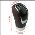 thumbnail image 5 of Pomo de cambio manual de cuero sintético negro de 5 a 6 velocidades, 5 of 5