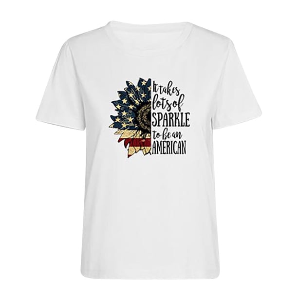 Camiseta de manga corta para mamá y yo del Día de la Independencia, camiseta familiar para madre e hija Fridja nalpqowj25484