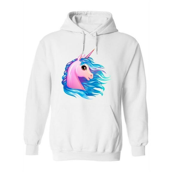 Magic Pink Unicorn. Hoodie Women -Image by Shutterstock, Female 5X-Large