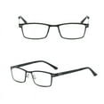thumbnail image 2 of 2 Pack Non-Hinge Portable Steel Blue Light Blocking Business Reading Glasses, 2 of 3