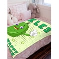 thumbnail image 5 of Yibo Pickles Blanket Flannel Soft and Comfortable Anti-static Bed Sofa Blanket, 5 of 7