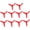 Red, variant on 10PCS 3-Blade Propeller 70mm 2mm Hole Plastic RC Plane Drone Blades for DIY Boat Car Rotating Accessories