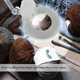 thumbnail image 3 of 5x Diopter (2.25x Magnification) Portable Rolling Magnifying Floor Lamp Facial Skin Beauty Jewelry Yescom Modern, 3 of 11