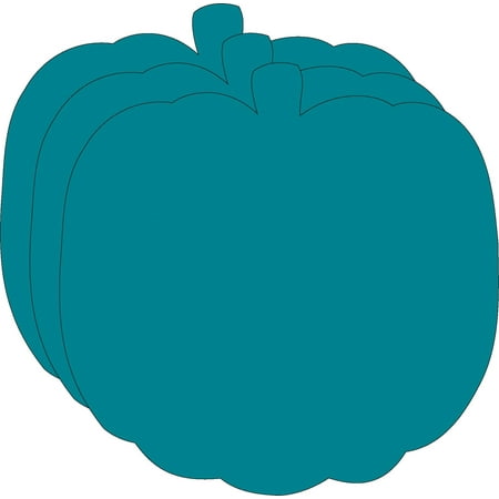 large single color cut out teal pumpkin walmart com